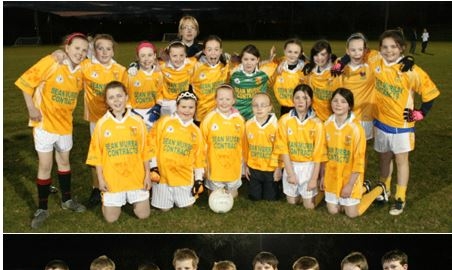 CLONDUFF YOUNGSTERS AT KILCOO PITCH OPENING 2011