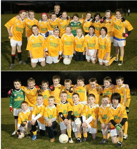 CLONDUFF YOUNGSTERS AT KILCOO PITCH OPENING 2011