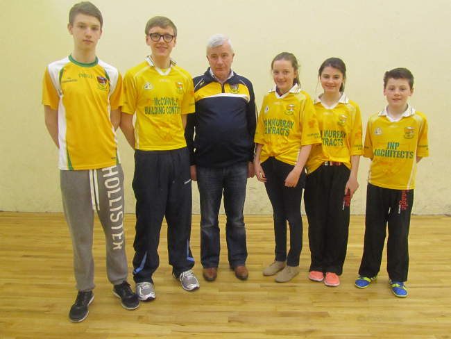 FOUR COUNTY HANDBALL TITLES FOR CLONDUFF YOUNGSTERS 2014
