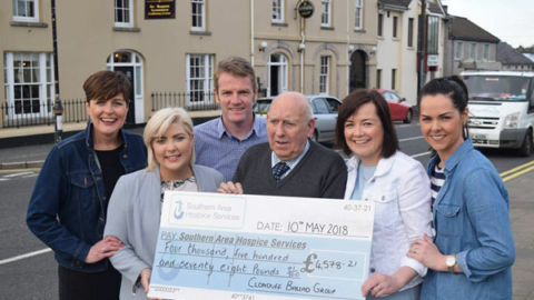 CHAMPIONS FOR CHARITY CHEQUE PRESENTATION 2018