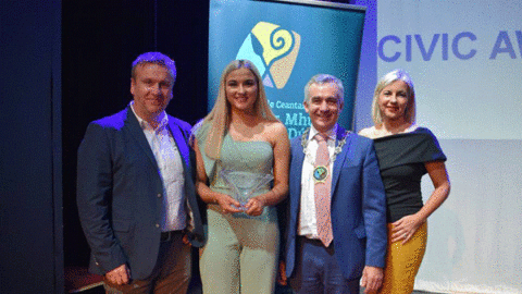 AOIFE HONOURED AT NEWRY, MOURNE & DOWN CIVIC AWARDS 2019