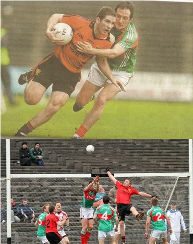 AIDAN AND ARTHUR IN ACTION FOR DOWN v MAYO NFL 2012
