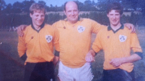 FATHER AND SONS LINE OUT IN CLONDUFF SEVENS TEAM 1984