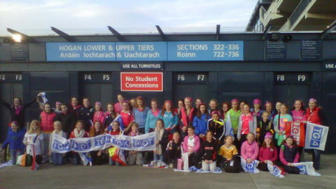 CLONDUFF YOUNGSTERS IN NEW WORLD RECORD IN CROKE PARK 2013