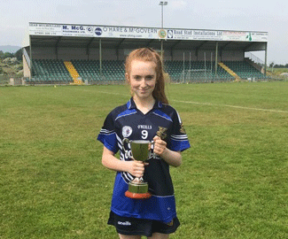 KATIE CAPTAINS OUR LADY’S TO THE SCHOOLS TITLE 2019