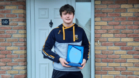 Aaron Norris played a pivotal role in St Colman’s McGirr Cup winning team
