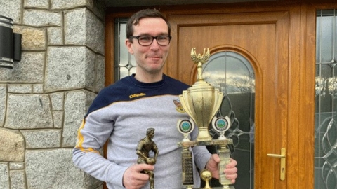 Thirds Player of the Year Anthony Grimes – a former Warrenpoint player now settled in Cabra