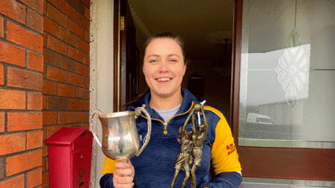 Senior LGFA Player of the Year Orla Gribben, an accomplished dual player All Ireland medal with Down Camogs 2020