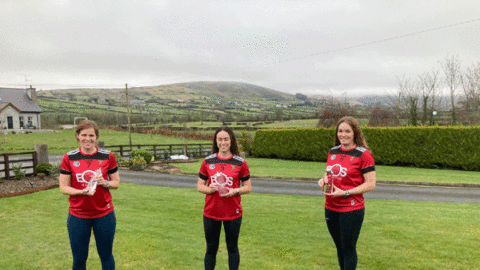 Three Soaring Stars – Fionnuala, Paula, & Sara Louise who was also selected as Senior Player of the year