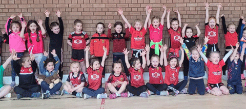 U6 LGFA SHOWING THEIR SUPPORT FOR DOWN ON SUNDAY 30TH APRIL 2023
