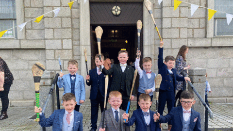 YOUNG HURLERS MAKE FIRST COMMUNION 2024
