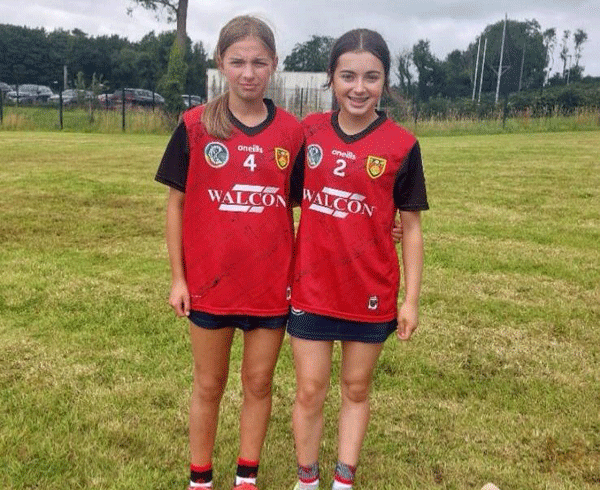 JENNY AND ANNIE ON U14 CAMOGIE DEVELOPMENT TEAM