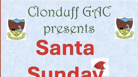 SANTA SUNDAY RETURNS TO CLONDUFF