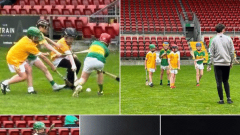 CLONDUFF U10 HURLERS AT TONY CARR FESTIVAL OF HURLING IN PAIRC ESLER