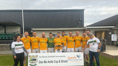 CLONDUFF OVER 35s WIN THE DAN McARDLE SEVENS CUP IN AN RÍOCHT