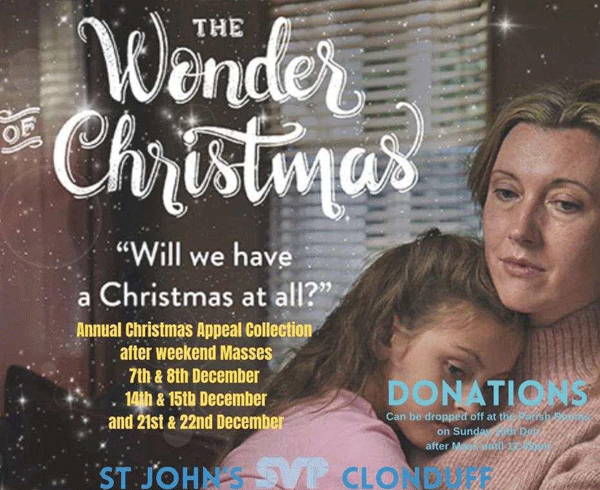 CLONDUFF SVP SUPPORTING FAMILIES THIS CHRISTMAS