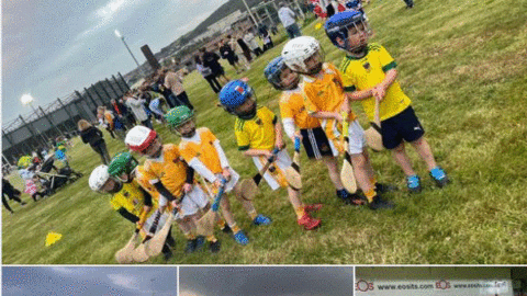 CLONDUFF U6 & U8 HURLERS IN PAIRC ESLER