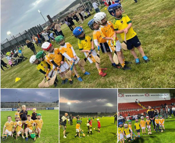 CLONDUFF U6 & U8 HURLERS IN PAIRC ESLER