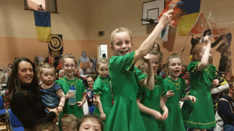 CLONDUFF YOUNGSTERS RELISHING THE ULSTER FINAL ATMOSPHERE 2024