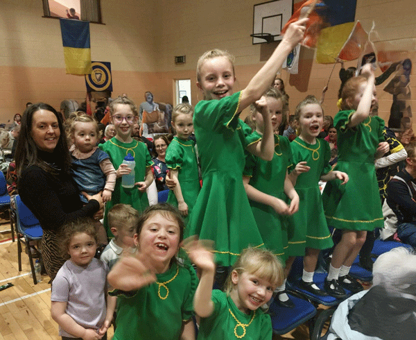 CLONDUFF YOUNGSTERS RELISHING THE ULSTER FINAL ATMOSPHERE 2024