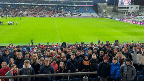 CLONDUFF AT ALL IRELAND CLUB FINALS IN CROKE PARK JANUARY 2025