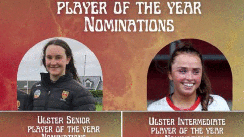 ELLEN & CLARA NOMINATED FOR COUNTY CAMOGIE PLAYER OF THE YEAR 2024