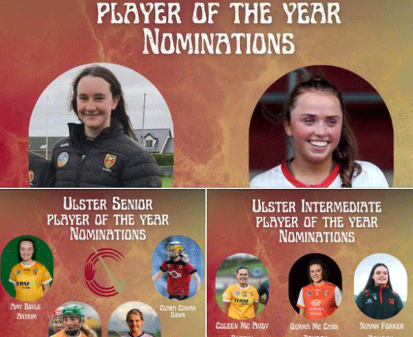 ELLEN & CLARA NOMINATED FOR COUNTY CAMOGIE PLAYER OF THE YEAR 2024