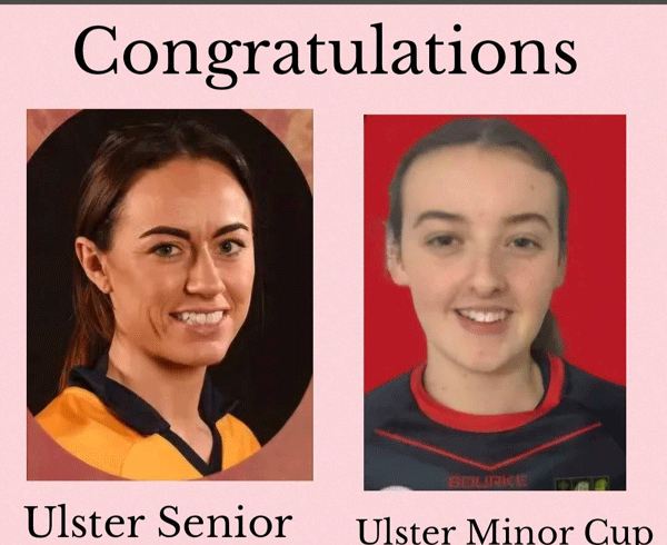 TWO BIG ULSTER CAMOGIE AWARDS FOR CLONDUFF!