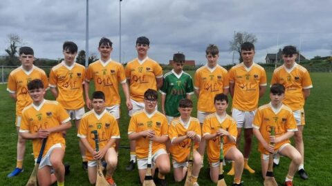 U16 HURLING LEAGUE – PART OF THE VERY BUSY SUNDAY MORNING
