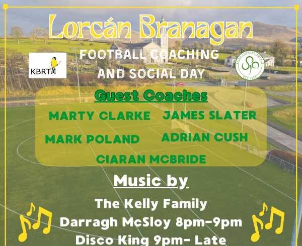 LORCÁN BRANAGAN MEMORIAL DAY