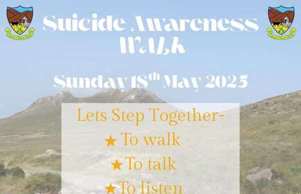 ‘STEP TOGETHER’ SUICIDE AWARENESS WALK 2025