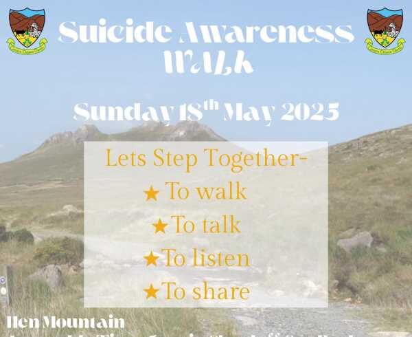 ‘STEP TOGETHER’ SUICIDE AWARENESS WALK 2025