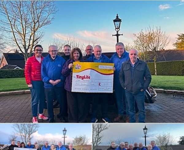 CLONDUFF VINTAGE CLUB PRESENTS CHEQUES